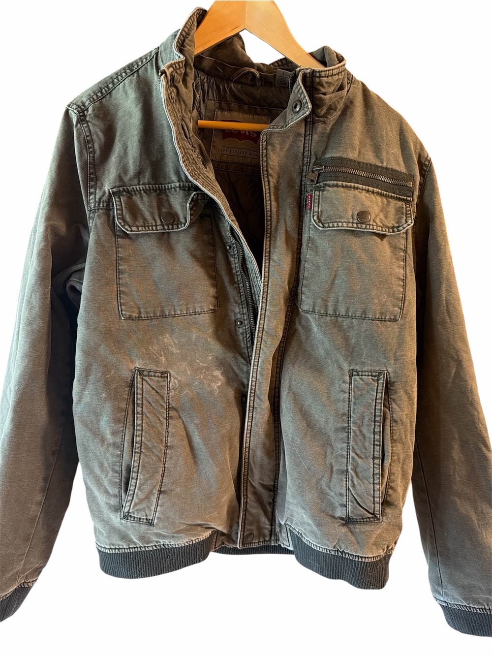Levi's Men's Olive Utility Field Jacket